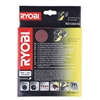 Ryobi RO125A10 Sanding Disc Sheet Set (10 pcs)