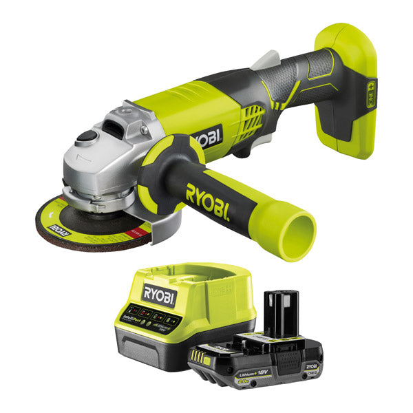 Ryobi ONE+ Angle Grinder Kit (1x 18V R18AG-120 - Main Image