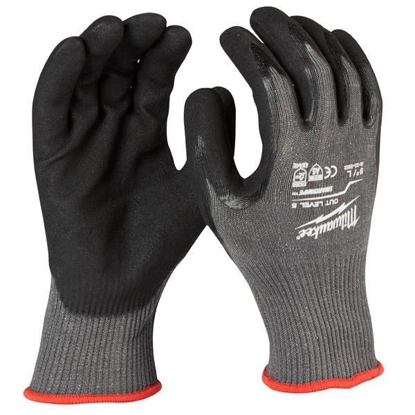 Milwaukee Dipped Gloves Cut Level 5 XL/10 4932471426