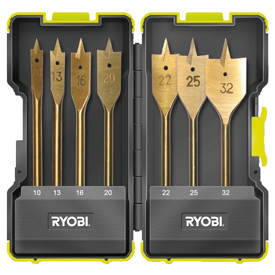 Ryobi RAK07SB 7 Piece Spade Bit Set