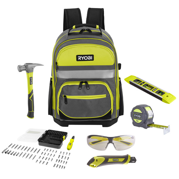 Ryobi Hand Tool Backpack Kit RYOBIHANDKIT2