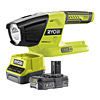 Ryobi LED Torch 2.0Ah Kit R18T-120 18V ONE+ c/w 1 x 2.0Ah Battery & Charger
