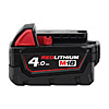 Milwaukee M18B4 4.0Ah Red Lithium-Ion Battery