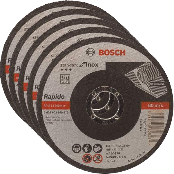 Bosch cutting disc 2608619383 115mm x 1mm (Single)