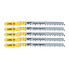 Milwaukee Wood Curve Cut Jigsaw Blades T244D 75 x 4mm 5-Piece 4932346078