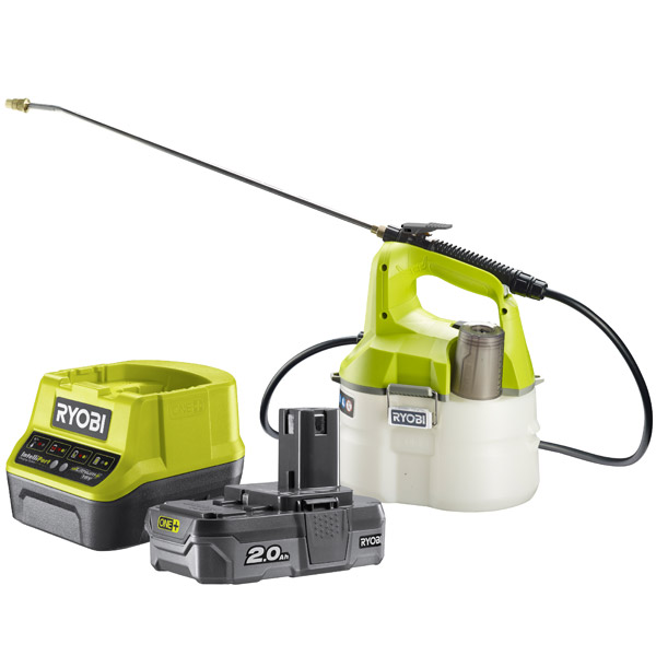 Ryobi 18v Weed Sprayer Kit One Plus OWS1880 c/w 1 x 2.0Ah Battery & Charger