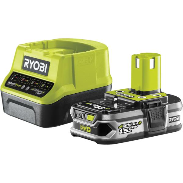 Ryobi ONE+ 2.0A Compact Lithium Battery Charger 18V RC18120-115 1.5Ah 1-Pack