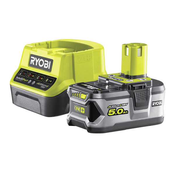 Ryobi 5.0Ah Battery and Charger Kit RC18120-150 18V ONE+