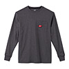 Milwaukee Long Sleeve Work T-Shirt (Grey, Medium) WTLSG (M) 4933478238