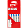 Milwaukee Jigsaw Blades for Thin Sheet Material 4932254064 T118B 5 Pack