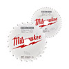 Milwaukee 190mm Circular Saw Blade Twin Pack (24T/48T, 30B) 4932479574