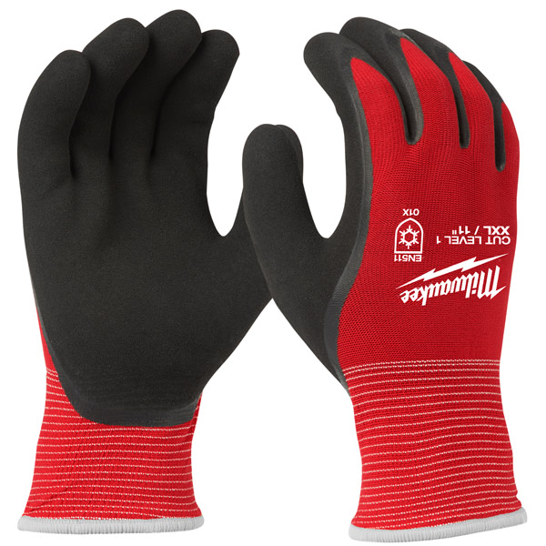 Milwaukee Winter Cut Level 1 Dipped Gloves (Large) 4932471344
