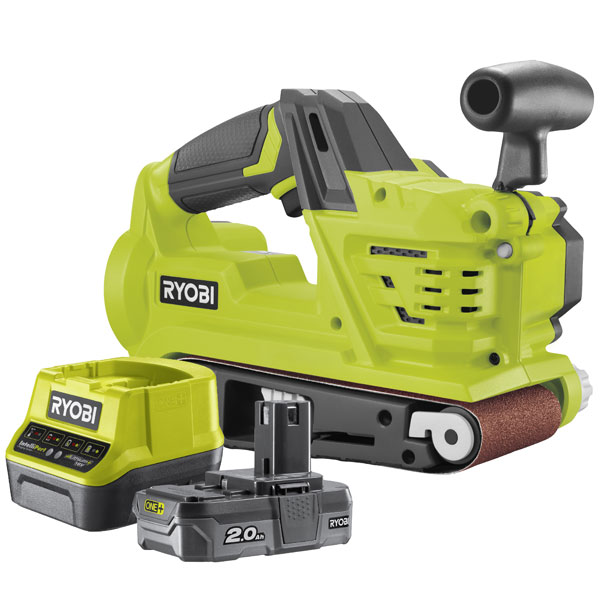 Ryobi 18v Belt Sander Kit One Plus R18BS c/w 1 x 2.0Ah Battery & Charger