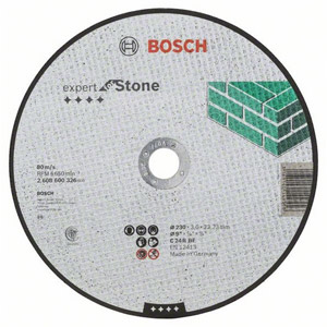 Bosch 230mm Flat Stone Cutting Disc