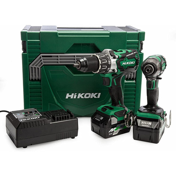 HiKOKI Combi Drill + Impact Driver Brushless Twin Pack Kit KC18DPLJAZ