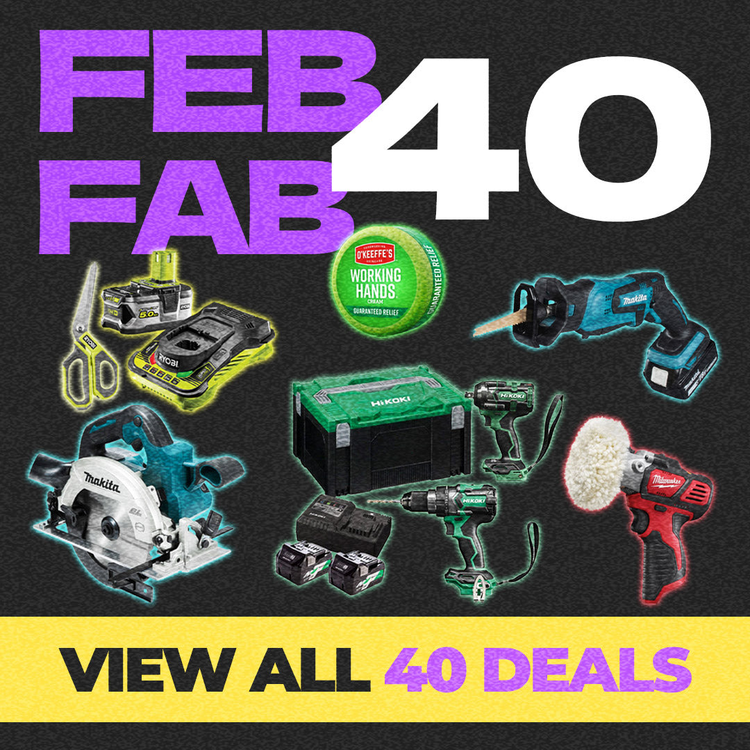 40 Unbeatable Savings on Power Tools & Accessories this February!