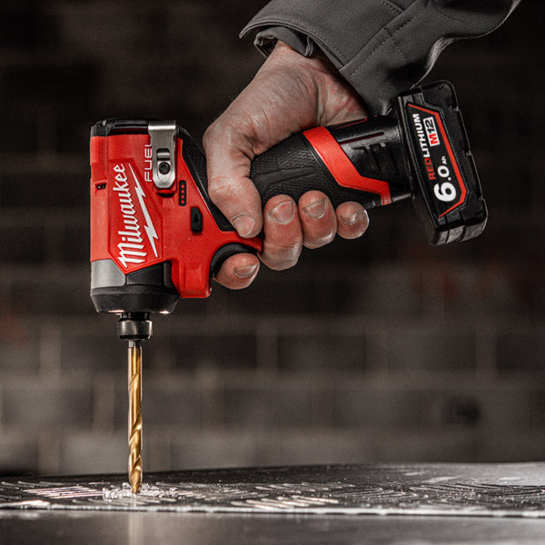 Compact Driver Use Milwaukee M12 FUEL Sub Compact Impact Driver (Tool Only) 12V M12FID2-0