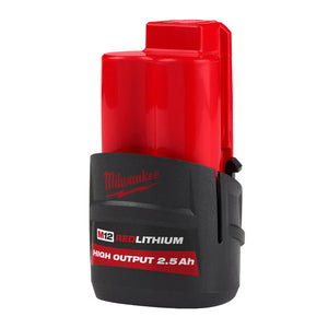 Milwaukee M12 2.5Ah Battery 12V High Output M12HB2.5