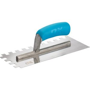 OX Trade Notched Stainless Steel Trowel (12mm) OX-T535712