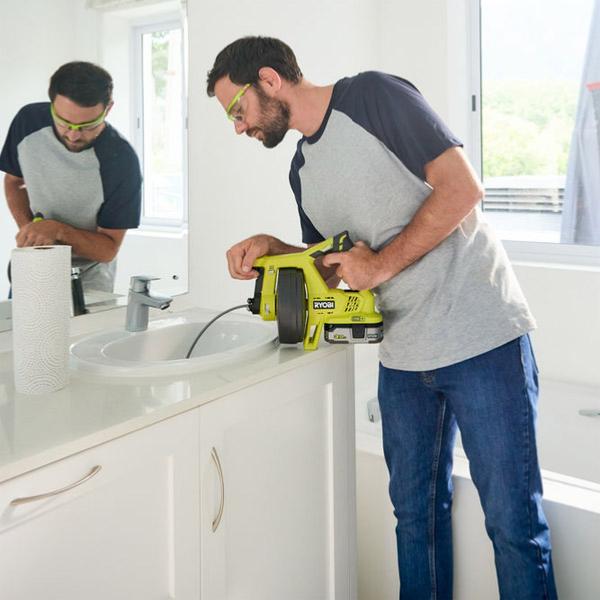 Ryobi ONE+ Drain Auger Kit (1x 18V R18DA-120 - Main Image