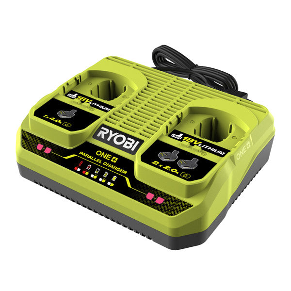 RYOBI RC18120-242 Kit 2 Batteries Lithium+ 18V & Chargeur Rapide RYOBI RC18120-242 Kit 2 Batteries Lithium+ 18V & Chargeur Rapide