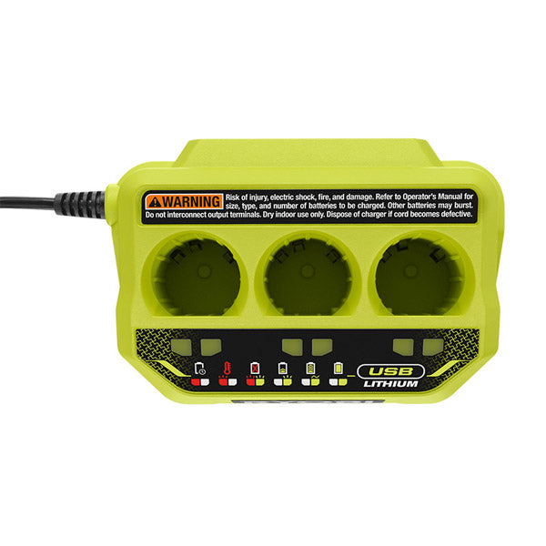 Ryobi Rc43p Ryobi USB Lithium 3-Port Charger Battery Bundle (3x 3Ah) 4V RC43P-330